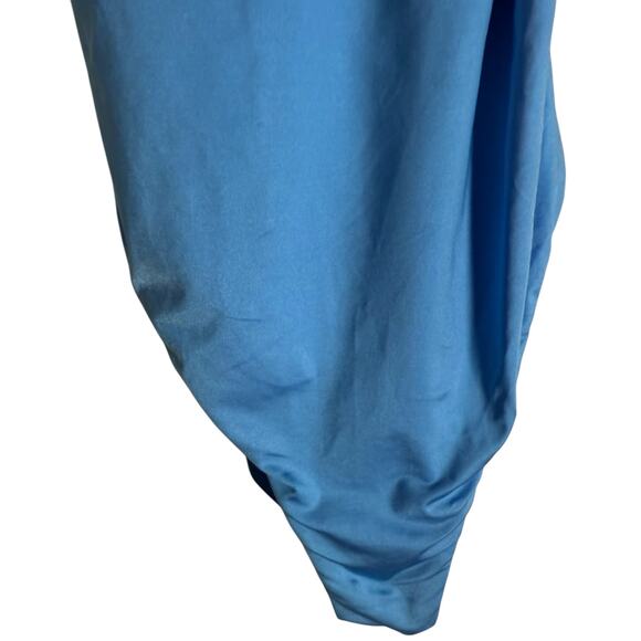 Sunshine 79 Maillot Blue Belted One Piece Swimsuit Size 10 - Picture 7 of 12